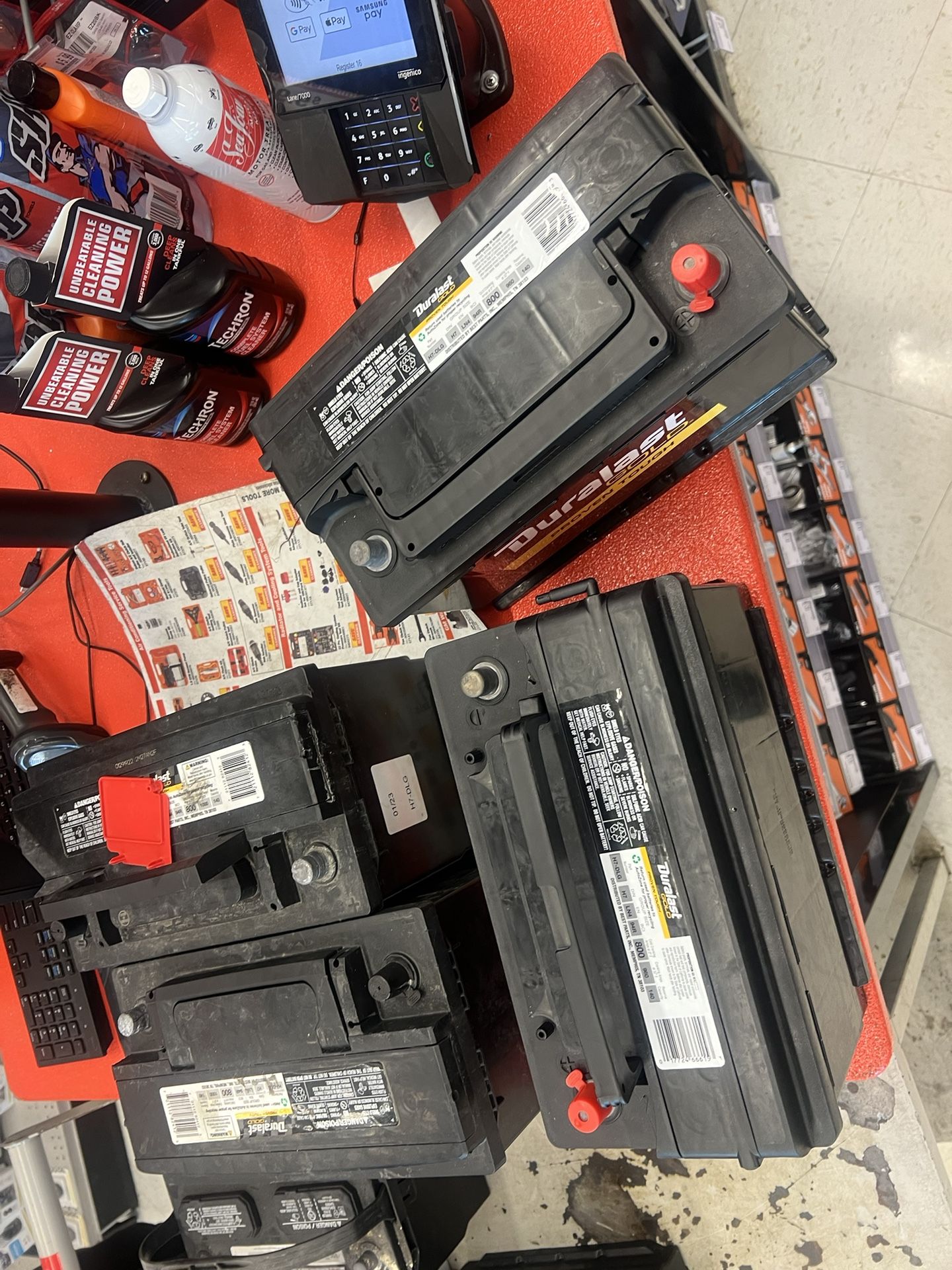 2 Duralast gold H7-DLG Truck Batteries