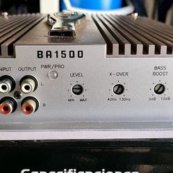 1500 Watt Mono Amp