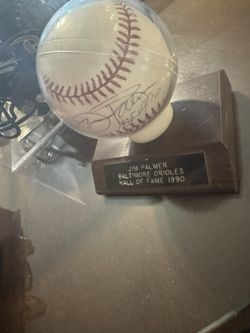 Jim Palmer Signed Ball 