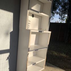 Tall White Bookshelf