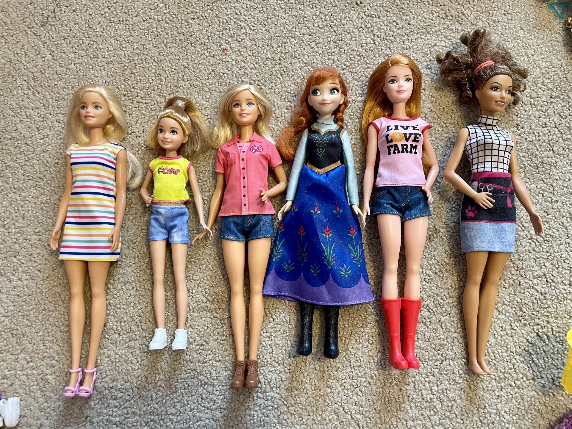 Barbie Dolls And Elsa Doll