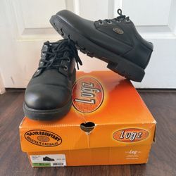 Lugz Savoy Slip Resistant Mens Block Heel Lace Up Boots