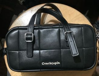 Coachtopia Leather Black Sachel