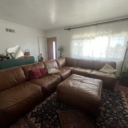 Real Leather Modular Sectional