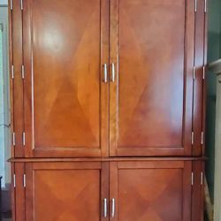 Cherry Multifunctional Armoire 