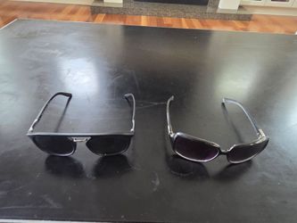 Three pair of sunglasses