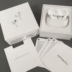 Apple AirPods Pro 2nd Generation with MagSafe Wireless Charging Case - White