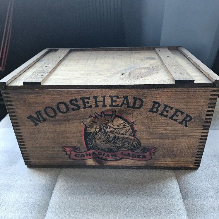 Antique Moosehead Beer Cooler