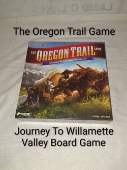 The Oregon Trail Game: Journey To Willamette Valley Board Game In Excellent New Condition (Is Complete Nothing Missing)