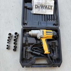 Dewalt 1/2” Impact DW292 with sockets.
