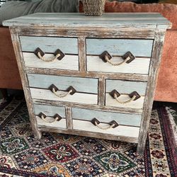 Distressed Look Nautical Dresser