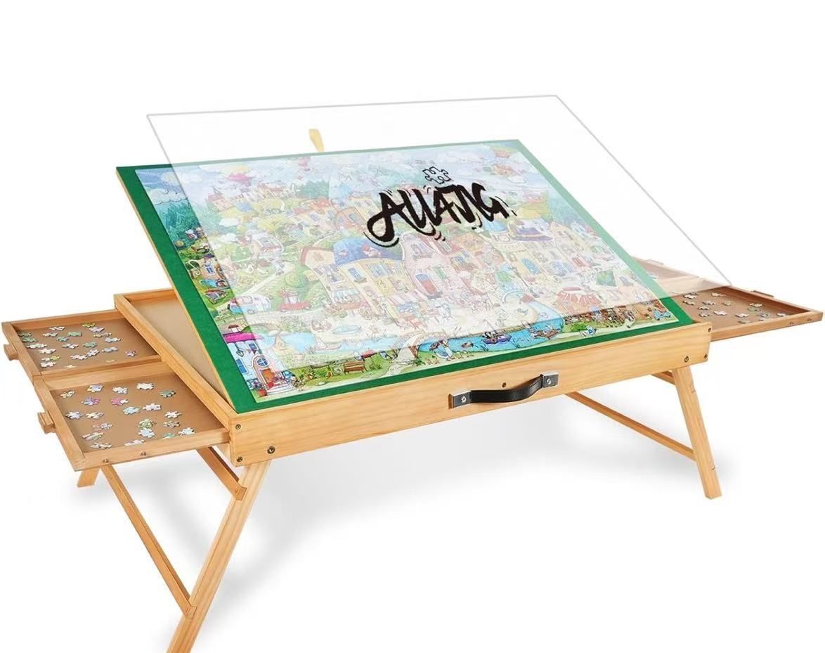 🔥ON SALE🔥1500PCS Portable Puzzle Table with Legs