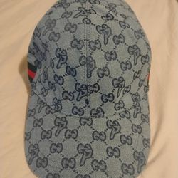 Gucci x Palace Web Baseball Cap GG-P Canvas Men's Size Medium