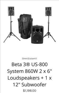 Beta 3 speaker