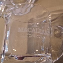 Macallan Single Malt Pitcher-3 Available-$10.00 Ea.