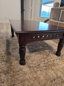 Mahogany Wood Coffee Table