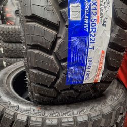 FOUR TIRES NEW RT 33/12/50/22/ ATLANDER ALSO WE HAVE SEMI NEW TIRES ON ESPECIAL PRICES
