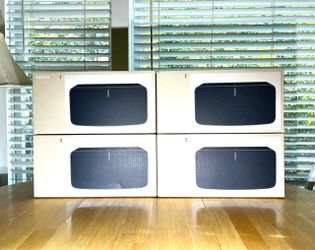 Sonos-FIVE-Black-4-Pack-Bundle. Brand new sealed.  Includes warranty