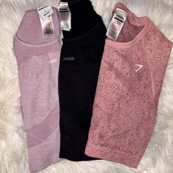 Gymshark Flex Sports Long Sleeve Crops and adapted Tops