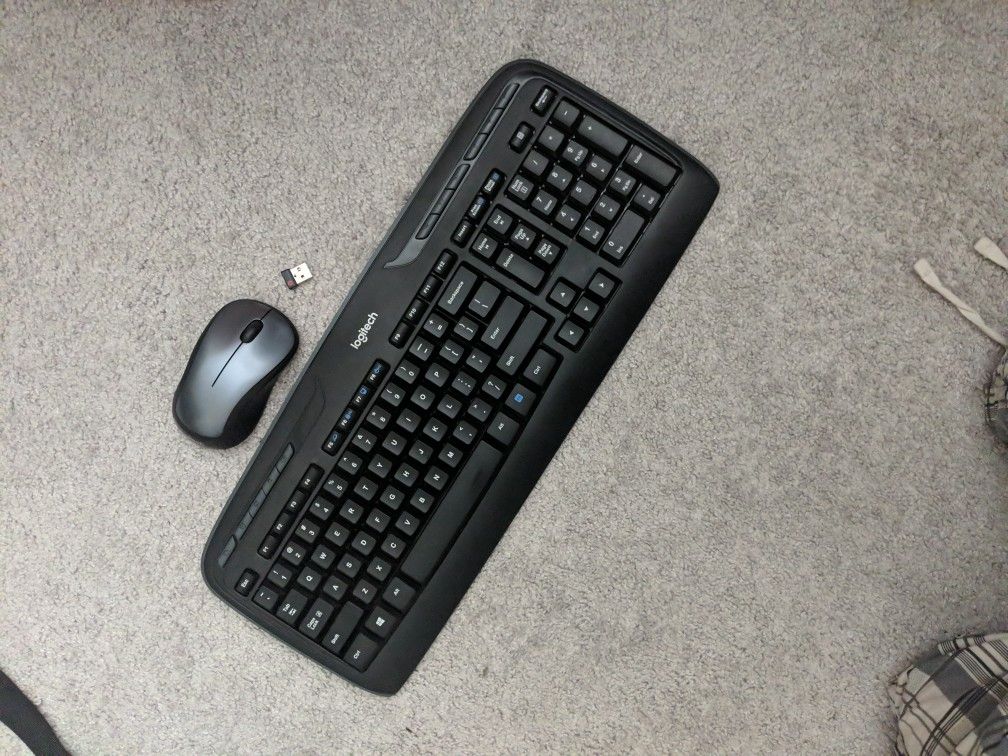 Logitech Keyboard, Mouse, and unifying receiver