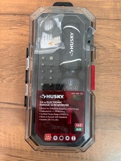HUSKY 1/4 in. Electronic Torque Screwdriver