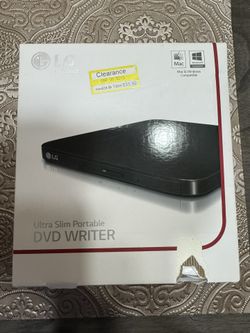 LG Ultra Slip Portable DVD Writer For Computer