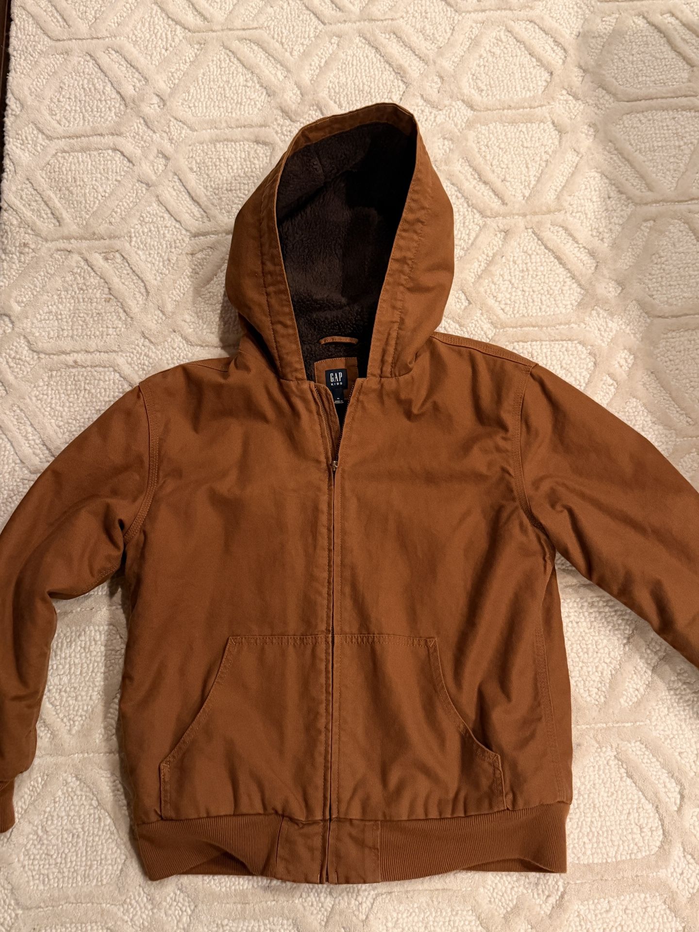 Kids GAP sherpa lined jacket 