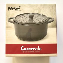 3 QT Gray Casserole Dish
