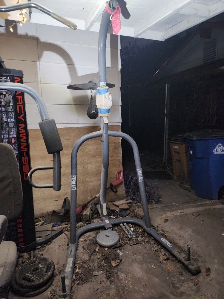 Everlasting Punching Bag Stand W/Speed Bag