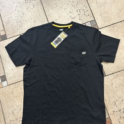 NWT CAT Men's Black T-Shirt size S