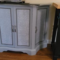 Painted Grey Cabinet