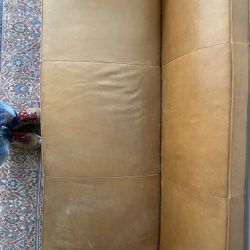 Leather Sofa Bed (double) 