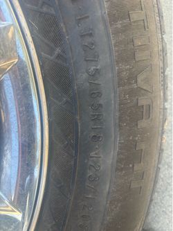 Tires with the wheels
