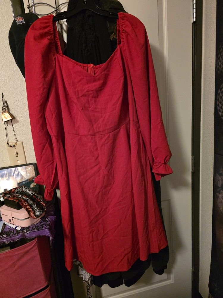 Red Party Dress 3XL