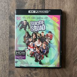 DC Comics Suicide Squad Action Super Hero 4K Ultra HD & Blu-Ray Movie