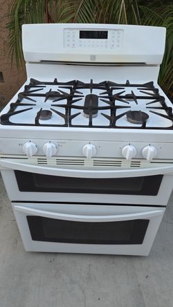 Kenmore Double Oven Gas Range White