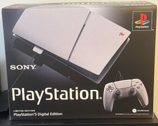 Sony PlayStation 5 (PS5) Slim Digital Edition - 30th Anniversary Limited Edition (Open Box/Tape ripped)