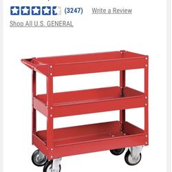 3 Shelf-steel Service Cart. 