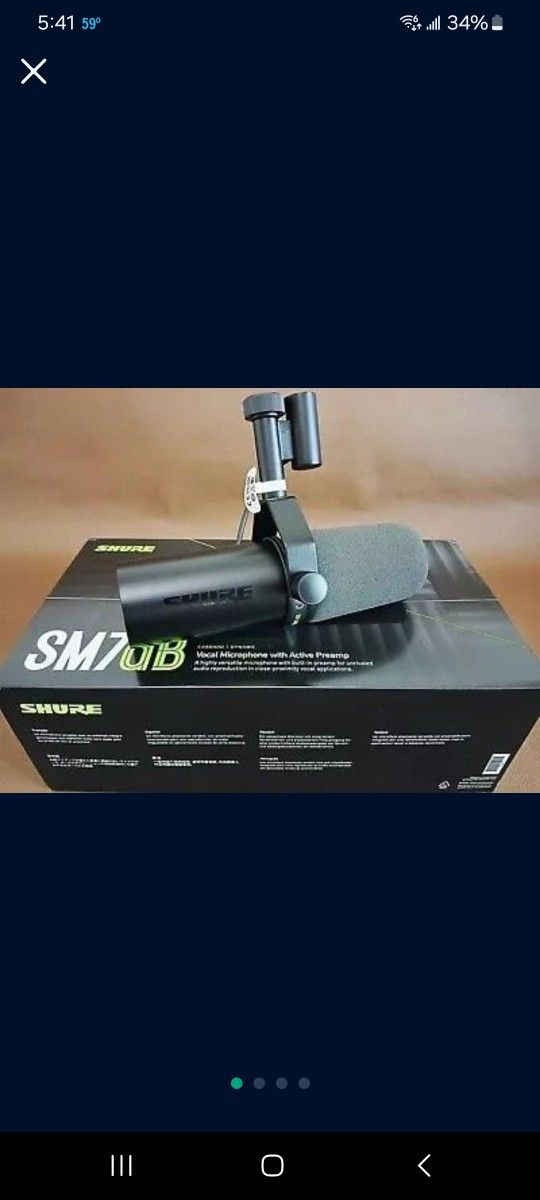 Shure SM7DB Dynamic Recording Microphone