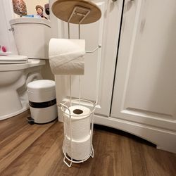Trash bin and Toilet Paper Holder 