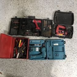 Large Knack Toolboxes And 12’ Keller Ladder