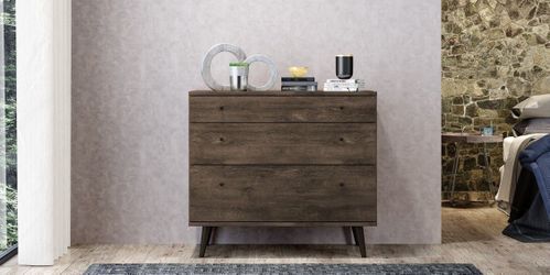 *BRAND NEW* 3 Drawer Chest, Antique Brown