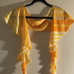 Artsy Design Raw Edges Accent Scarf Shawl 