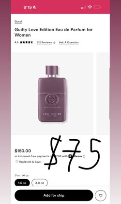 GUCCI LOVE EDITION PERFUME 