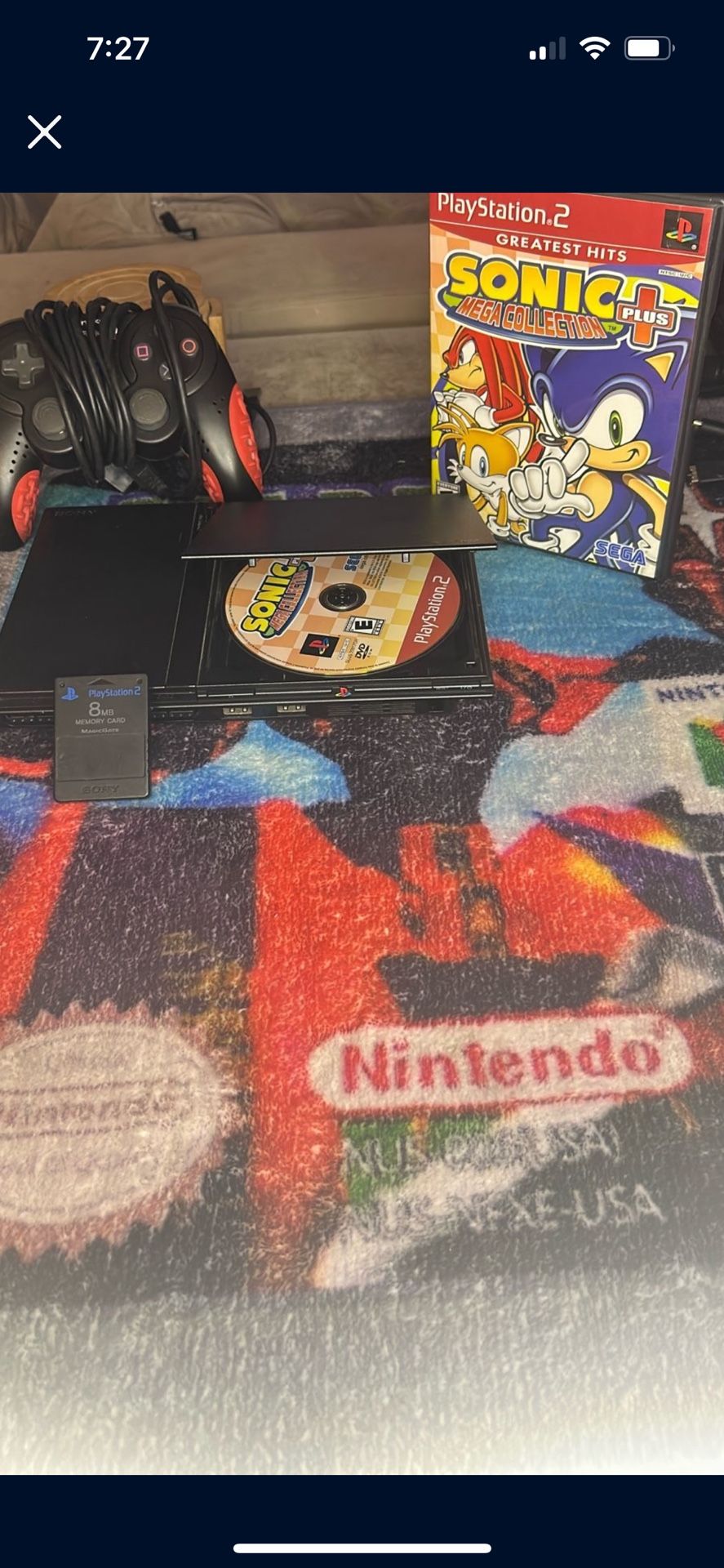 PS2 slim test isn’t working game controller and memory card