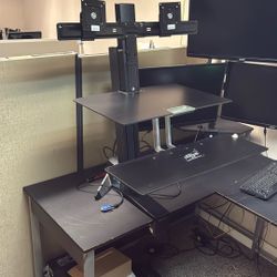Ergotron Dual Monitor StandUp Workstation