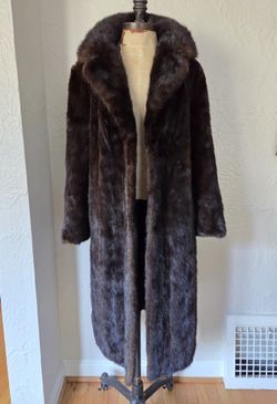 Vintage Mahogany Mink Fur Coat Size M NO OFFERS 