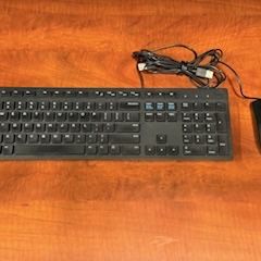 Brand New Wired Dell Keyboard And Mouse 