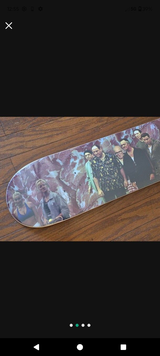 Rare Sopranos Limited PIzza Skateboard 2021 Who Ate All The Gabagool?!