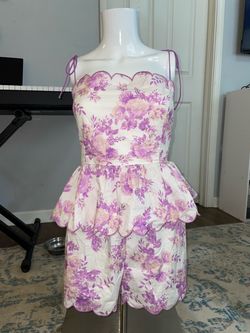 Floral Two-Piece Top and Shorts Set